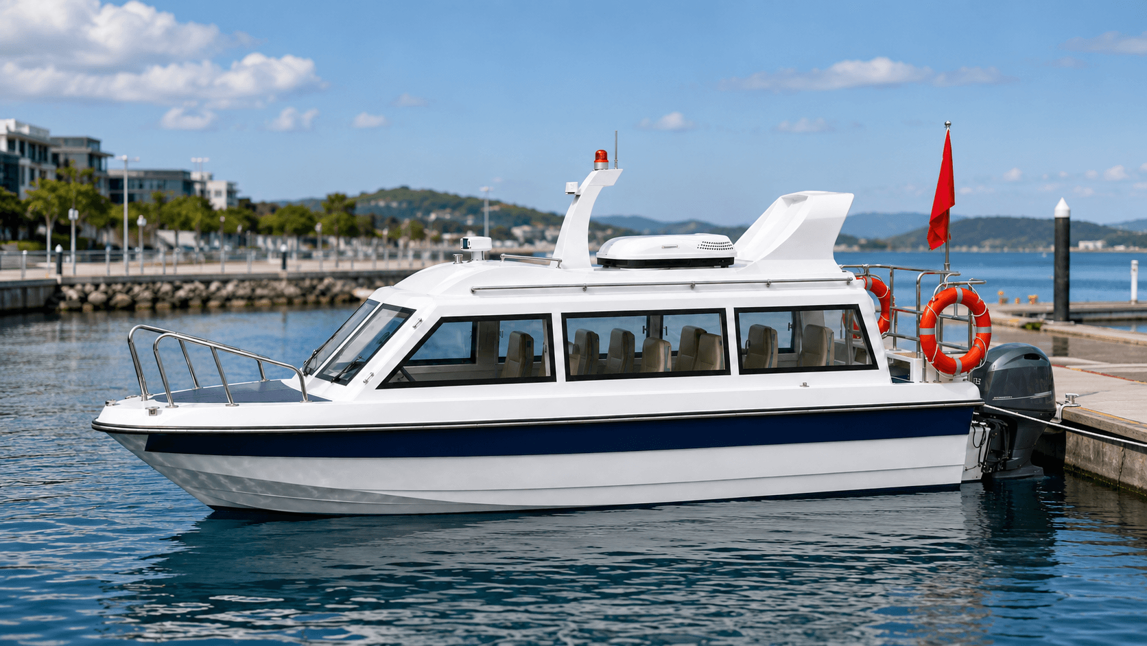 FG730 Full-Cabin Boat